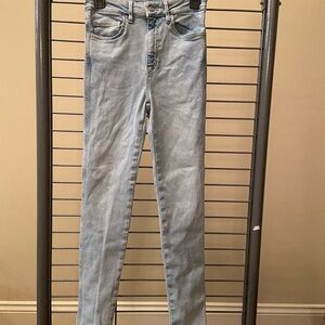 Light Blue Women's Skinny Jeans